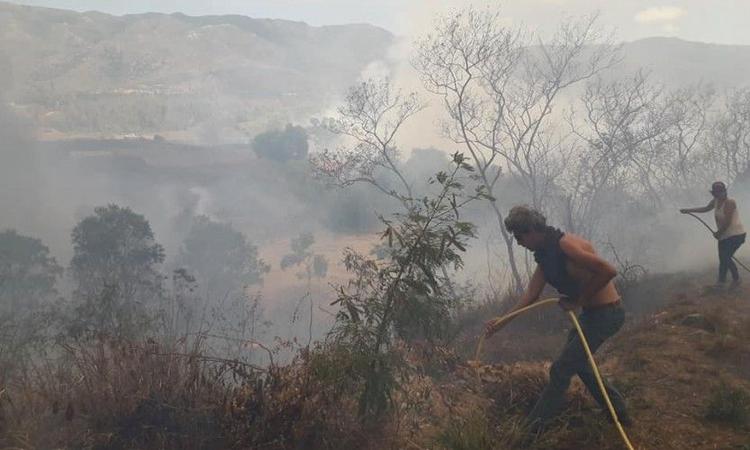 2ème feu de brousse à Ouégoa