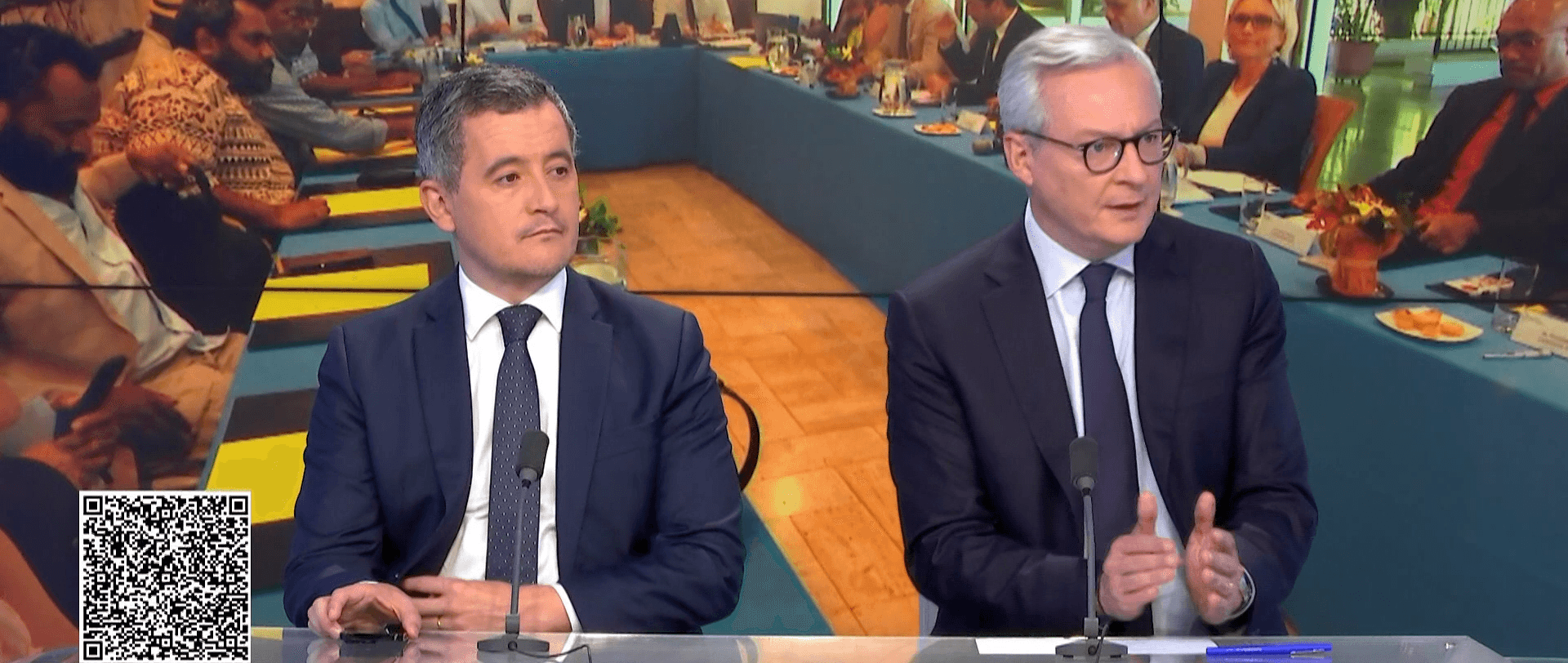 Entretien avec Gérald Darmanin et Bruno Le Maire