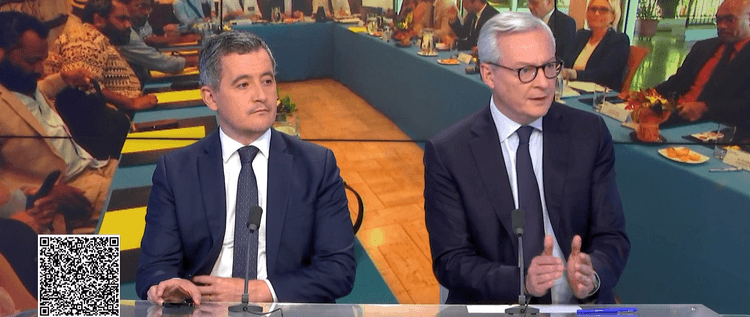 Entretien avec Gérald Darmanin et Bruno Le Maire