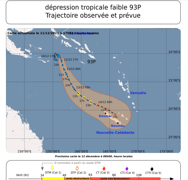 Phénomène météo en approche