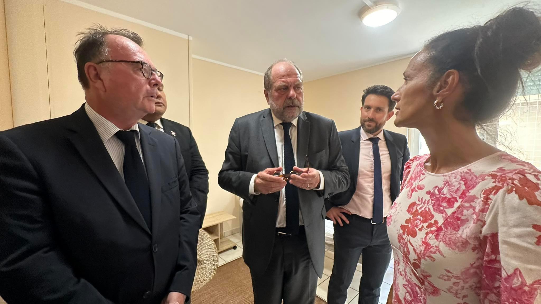 Visite d'Eric Dupond-Moretti : le centre de prise en charge des auteurs de VIF ouvrira ses portes en avril