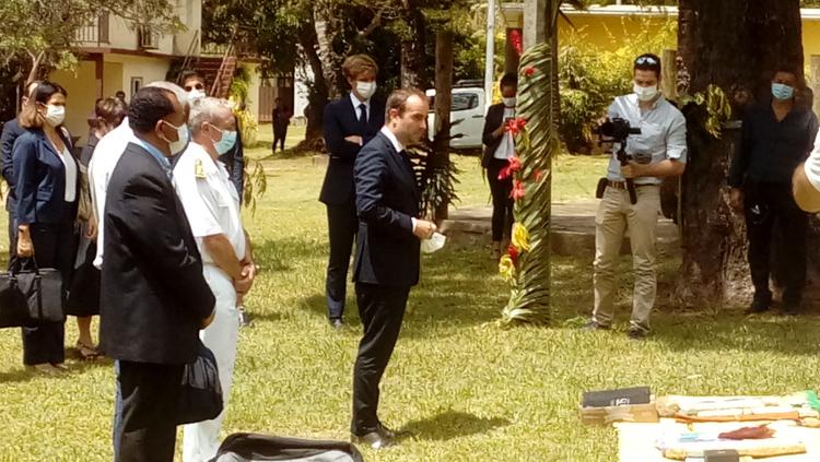 Sébastien Lecornu à Houaïlou