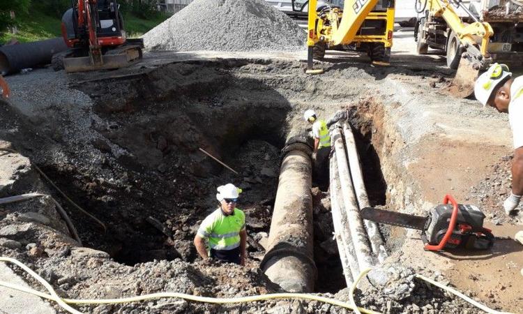 La rue Ohlen coupée en deux