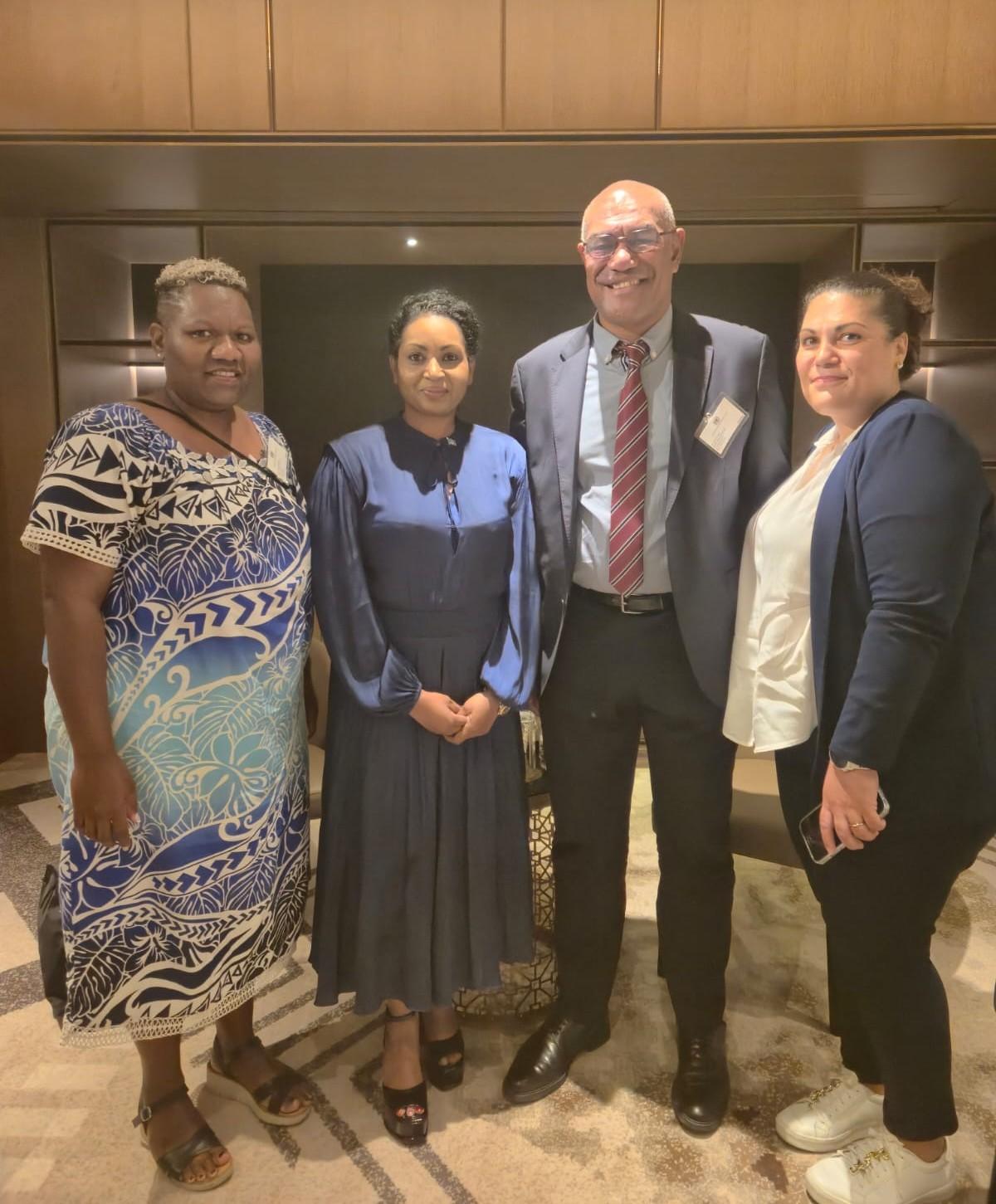 Marie Laure Ukeiwé, Ménissa Rambally, Alcide Ponga et Naïa Watéou