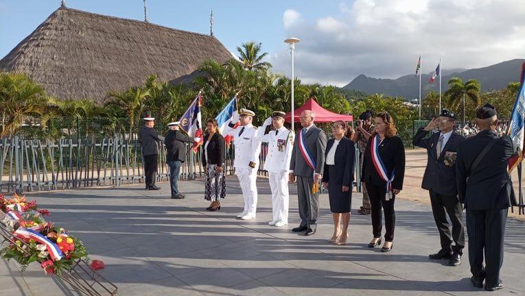 Commémoration du 8 Mai 1945 au Mont Dore ce matin