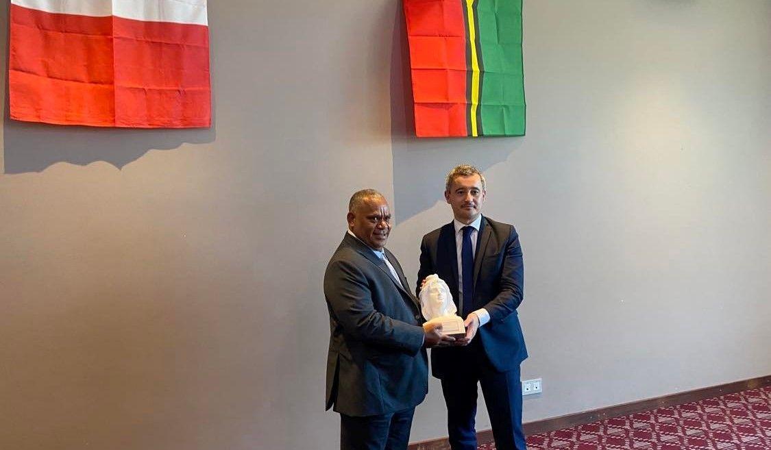 Gérald Darmanin au Vanuatu