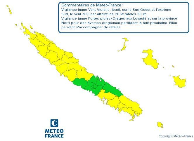 Météo : vents violents et pluies soudaines