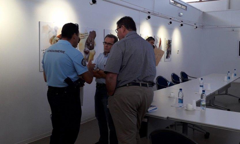 Réunion à Païta après les incendies