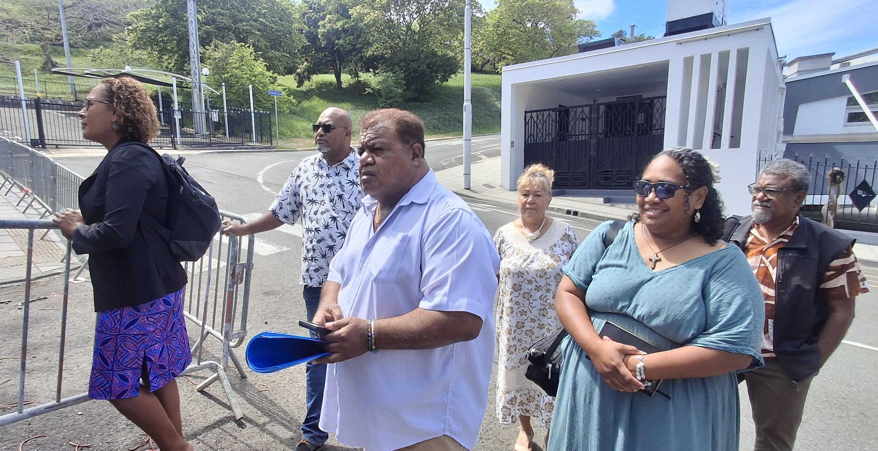 Arrivée de la délégation FLNKS