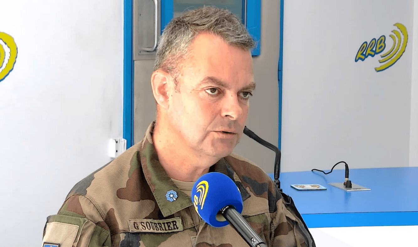 le Général de Brigade Gabriel SoubrierLe Commandant Supérieur des Forces Armées en Nouvelle-Calédonie