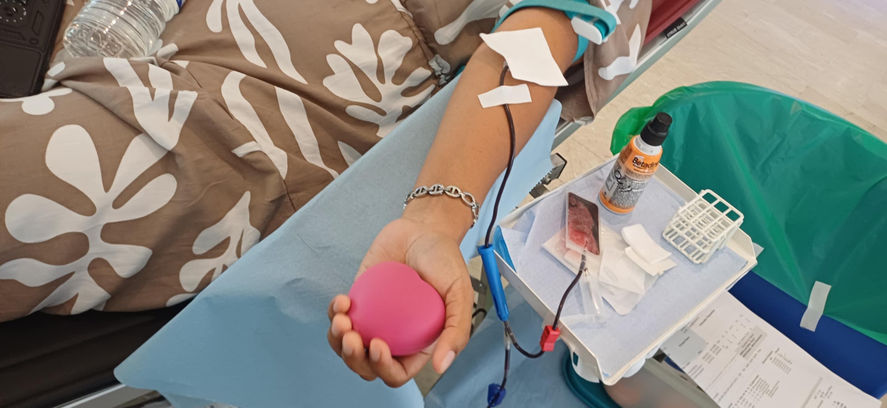 Bras donneur de sang